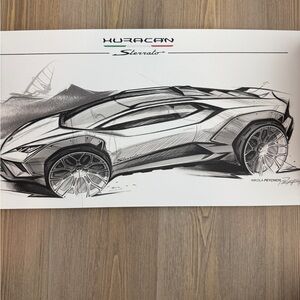 Huracan Sterrato Concept Art Poster
